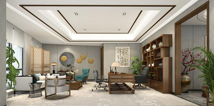 集團公司辦公室裝修設(shè)計效果圖