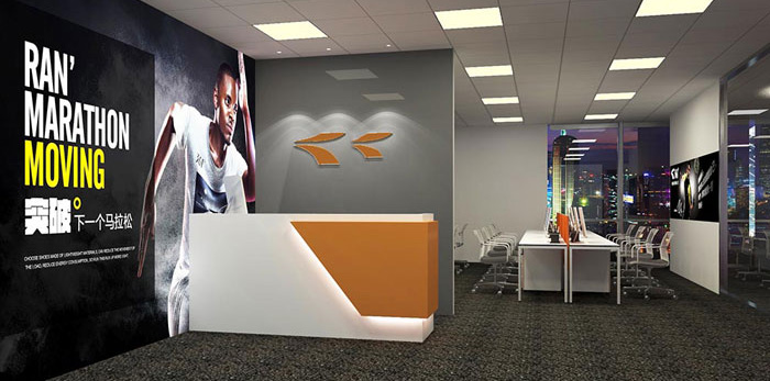 體育用品公司辦公室裝修設計效果圖