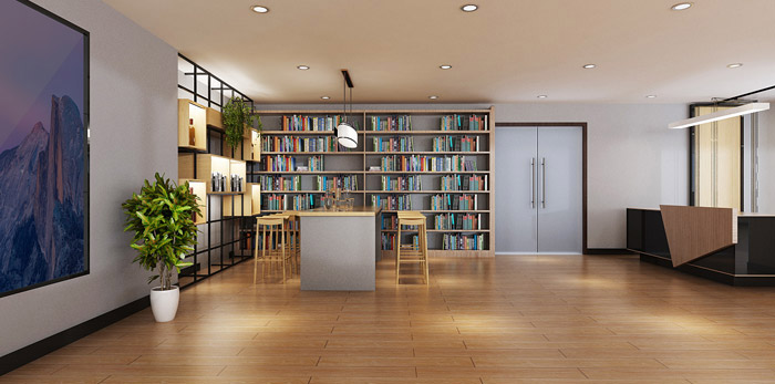教育培訓辦公空間裝修設計效果圖