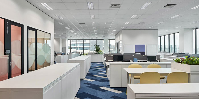 聽力技術公司辦公室裝修設計效果圖