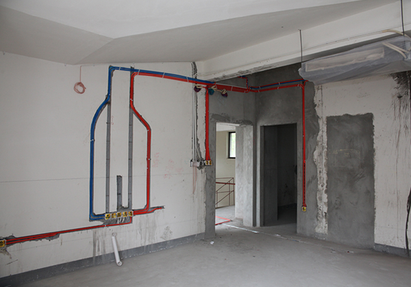 水電隱蔽工程現場效果圖