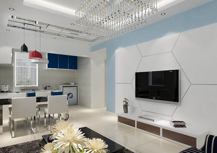 節約空間，又增大容量電視背景墻