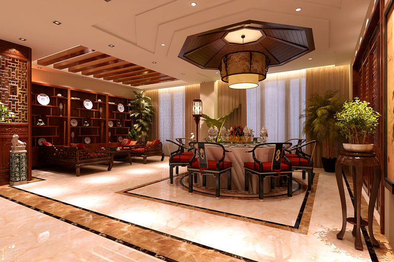 古典風格別墅餐廳設(shè)計案例