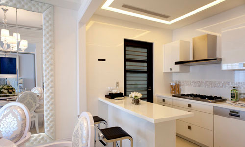 房空間與餐廳色調融合