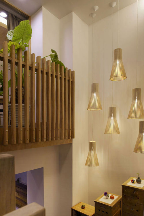 原生態餐飲店裝修設計案例效果圖