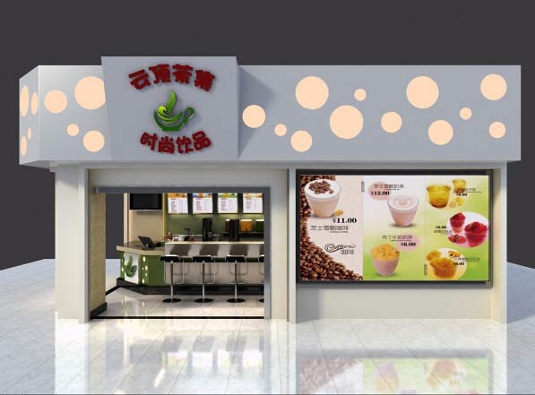 2016年最新、最全云頂奶茶店裝修設(shè)計效果圖