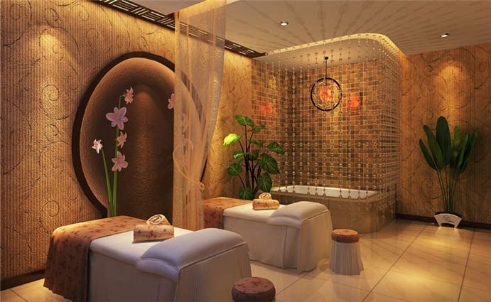 佩蒂美容SPA會所按摩室裝修設計案例效果圖