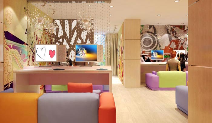 現(xiàn)代簡(jiǎn)約風(fēng)格網(wǎng)咖裝修設(shè)計(jì)案例