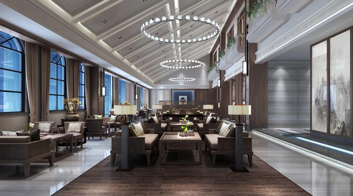 混搭風(fēng)格茶樓茶室裝修設(shè)計(jì)案例