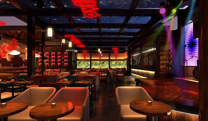情侶、商務、聚餐、休閑酒吧裝修設計案例
