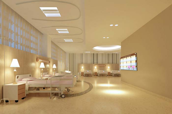 大慶市婦女兒童醫院住院區域裝修設計案例效果圖