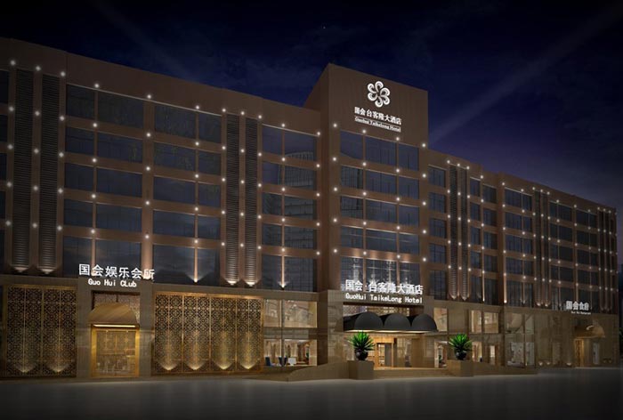 酒店大門(mén)效果圖