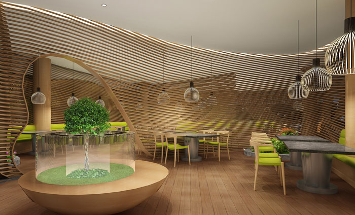 杭州鮮魚火鍋就餐區(qū)裝修設(shè)計(jì)效果圖