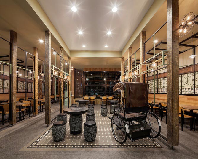 歷史、文化傳統氛圍下1200平方餐廳設計方案效果圖