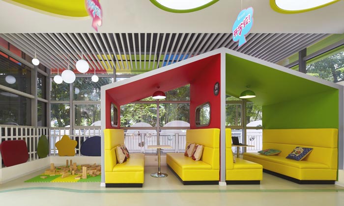 幼兒早教中心休息與洽談區(qū)裝修設計案例效果圖