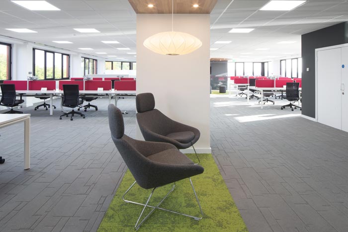 運輸公司辦公室辦公交流區域裝修設計案例效果圖