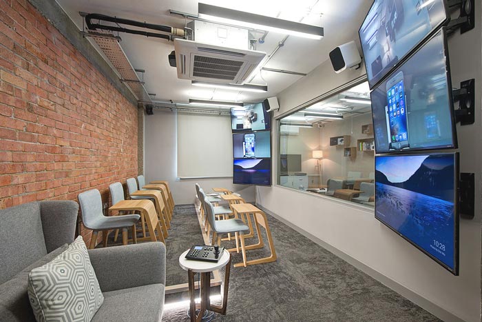 營銷策劃公司辦公室匯報室裝修設計案例效果圖