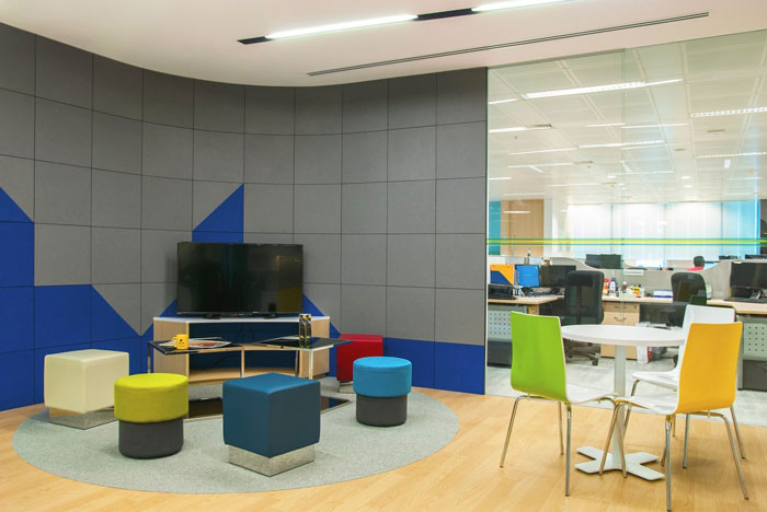 金融理財公司辦公室休息區域裝修設計案例效果圖