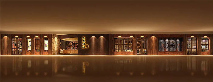 7080主題餐廳外立面裝修設計效果圖