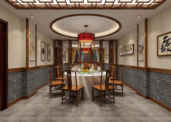 農(nóng)家私房菜外包廂裝修設(shè)計效果圖