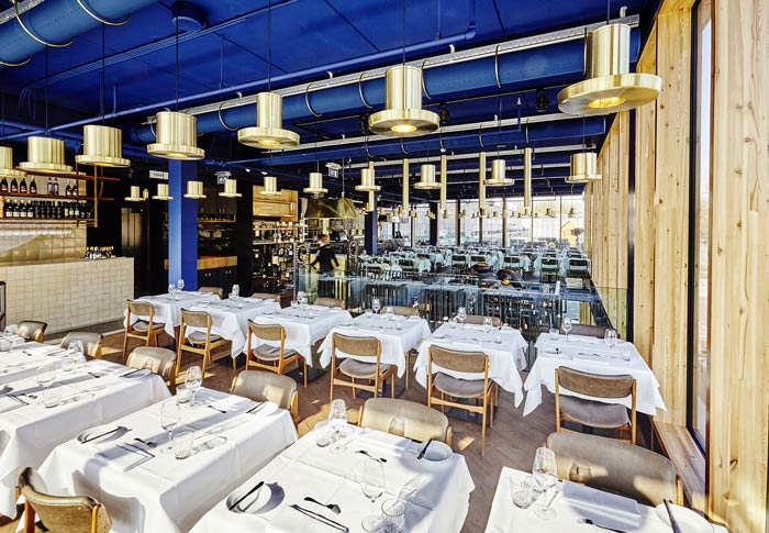 烤肉店餐區裝修設計效果圖