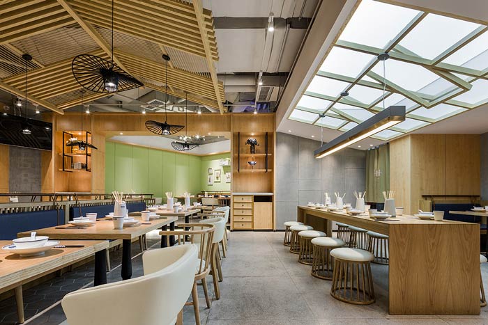 串串香小吃店吧臺裝修設(shè)計效果圖