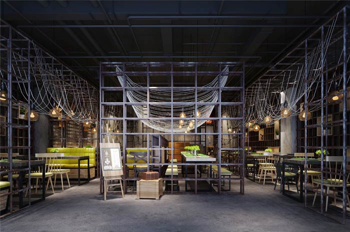 小面館空間裝修設計效果圖