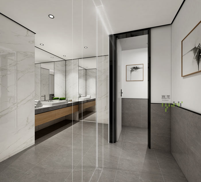 杭州律師事務所辦公室衛生間裝修設計效果圖