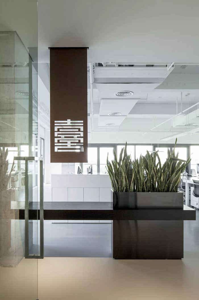創(chuàng)意辦公室進(jìn)門區(qū)裝修設(shè)計效果圖