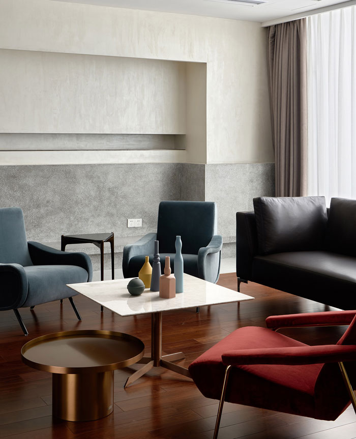 1300平方辦公室洽談區細節裝修設計效果圖