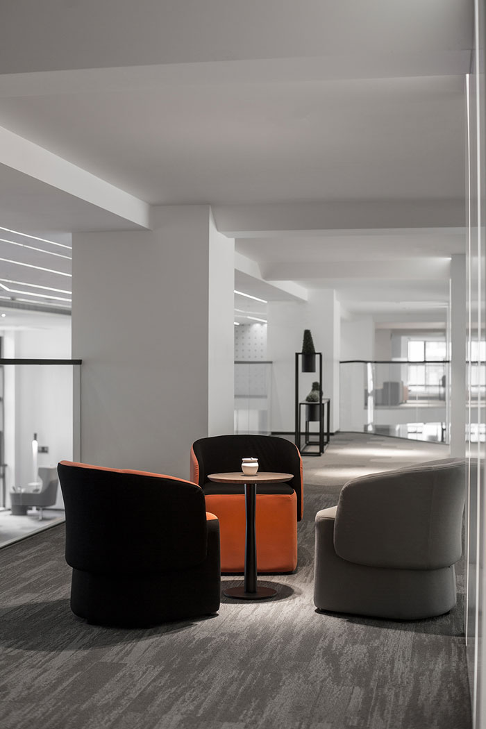 智慧辦公室交流區(qū)裝修設計效果圖