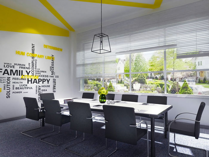 輕工業(yè)風(fēng)格辦公室會(huì)議室裝修設(shè)計(jì)效果圖