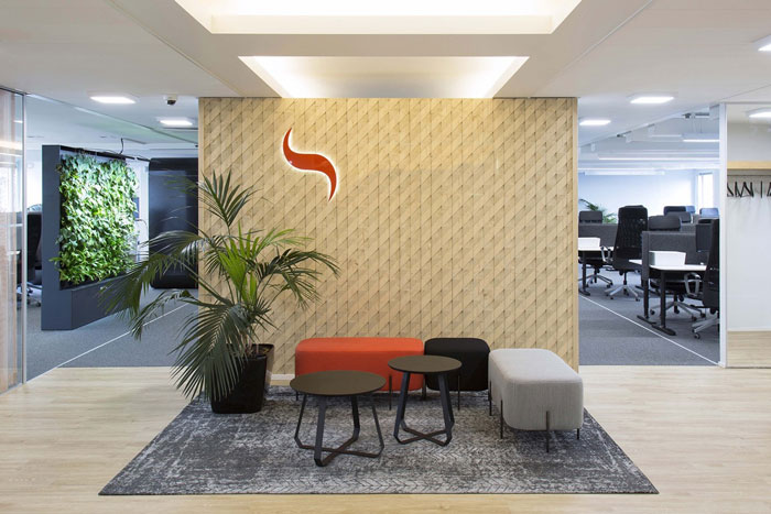 軟件公司辦公室前廳裝修設計效果圖