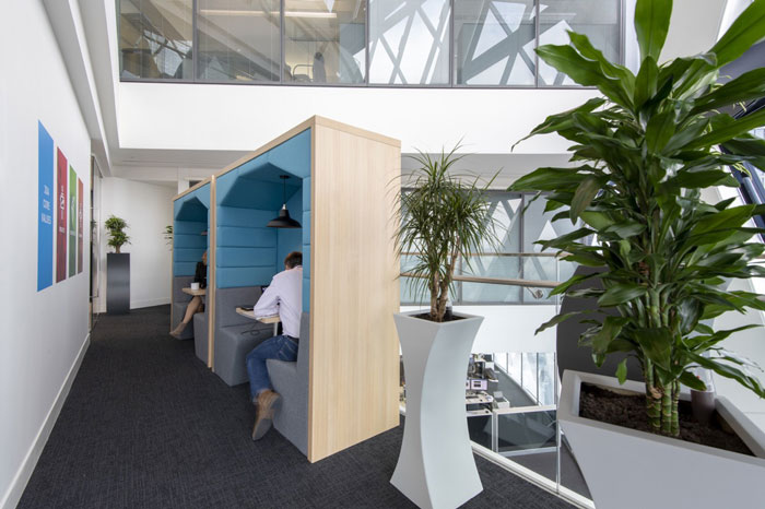 供應鏈管理公司辦公室獨立辦公區裝修設計效果圖