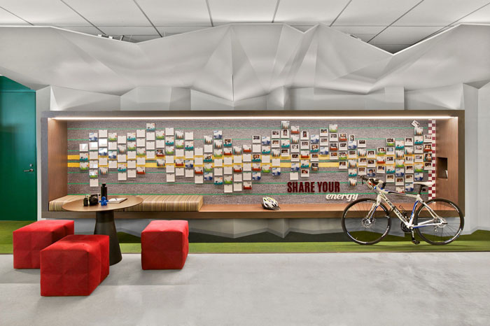 網絡公司辦公室閱讀區裝修設計效果圖