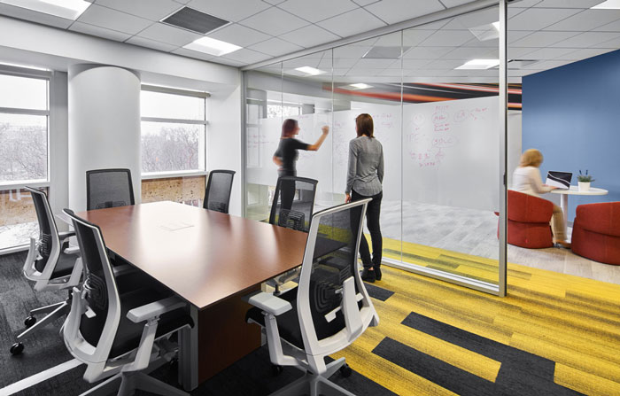 營銷策劃公司辦公室討論室裝修設計效果圖