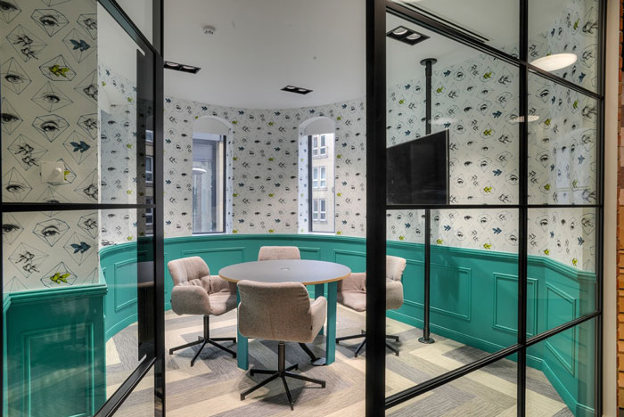 旅游服務公司辦公室洽談室裝修設計效果圖