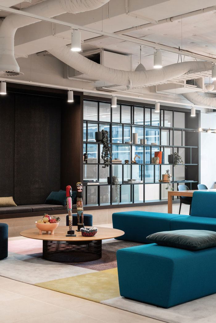 5000平方辦公室接待區裝修設計效果圖