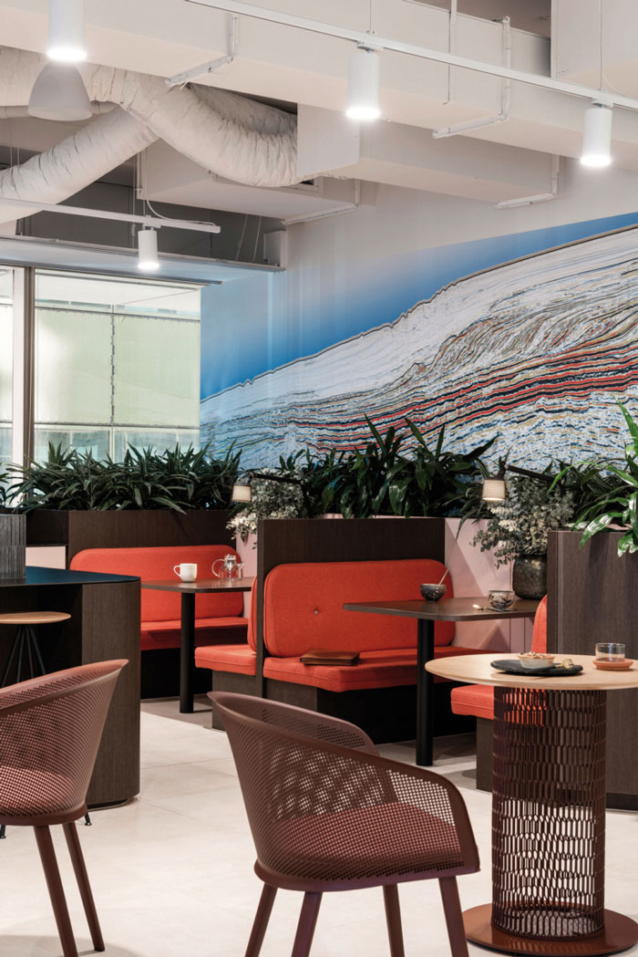 5000平方辦公室休息區裝修設計效果圖