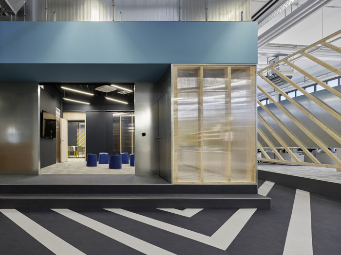 廠區辦公室過道裝修設計效果圖