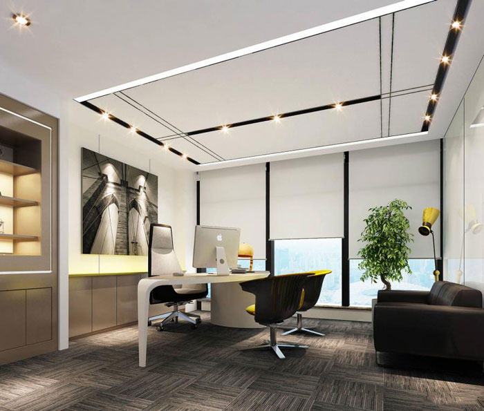 杭州湘湖總經理辦公室裝修設計方案