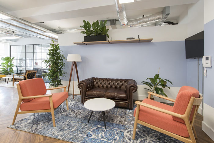 300平方辦公室接待區裝修設計效果圖