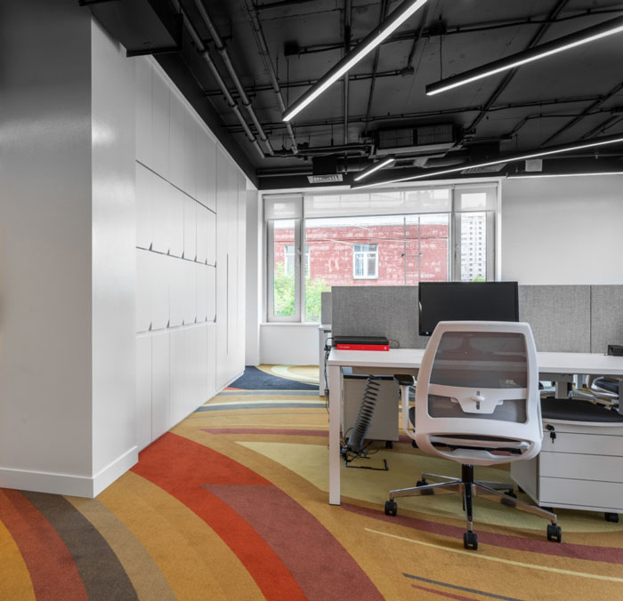 IT公司辦公室辦公區(qū)裝修設計效果圖