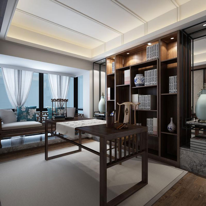杭州蕭山總經理辦公室裝修設計效果圖