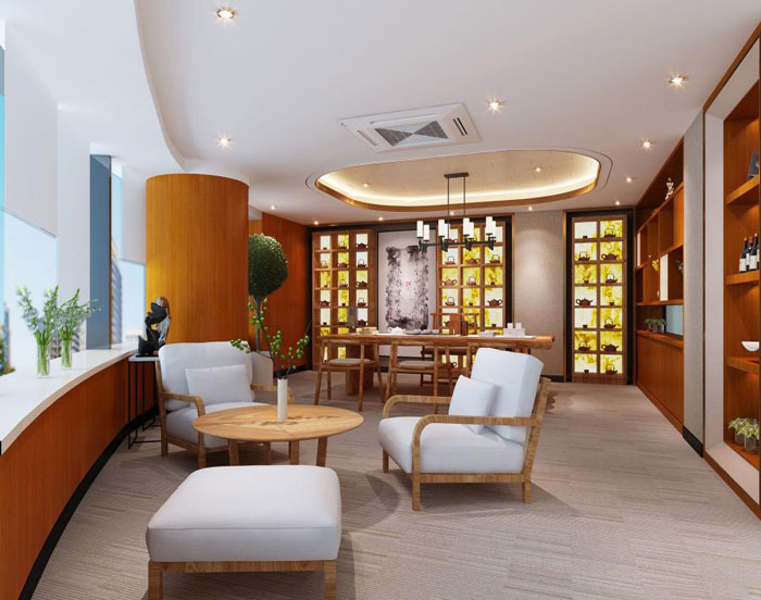 蜂巢總經理辦公室裝修設計效果圖