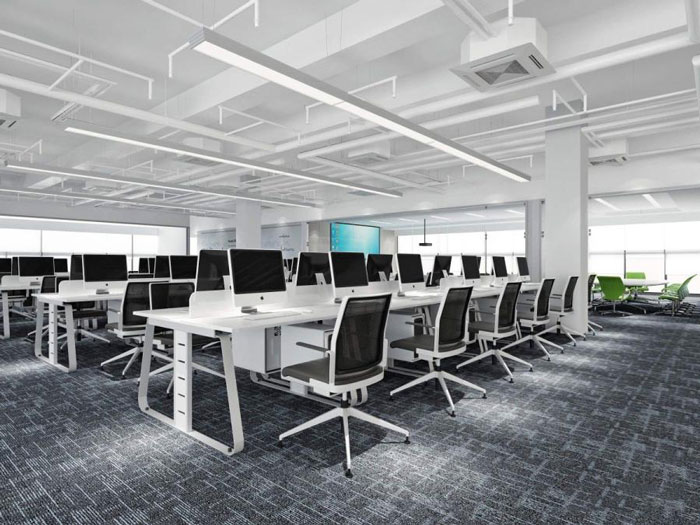 杭州濱康辦公室辦公區(qū)裝修設(shè)計(jì)效果圖