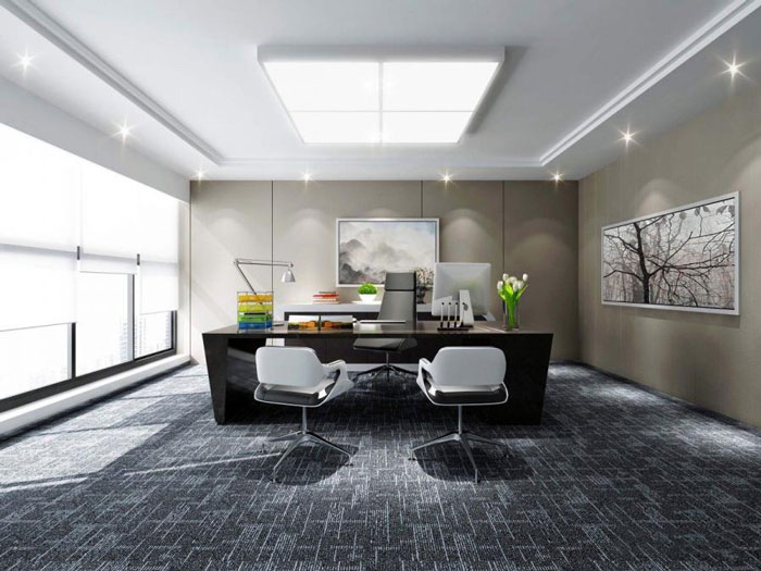 杭州濱康總經(jīng)理辦公室裝修設(shè)計(jì)效果圖