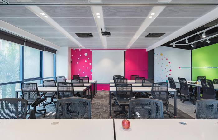 傳媒公司辦公室會議室裝修設計效果圖