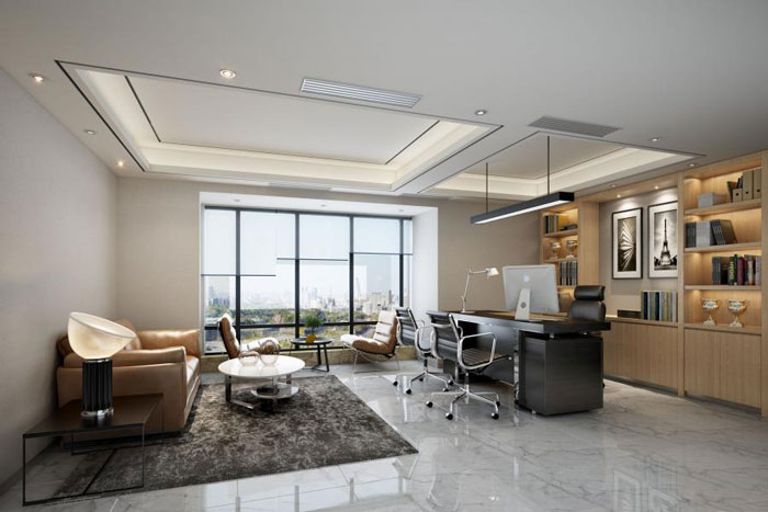 總經理辦公室簡單裝修設計效果圖