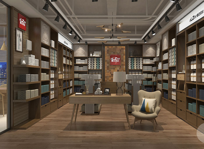 日式辦公室展廳裝修設計效果圖